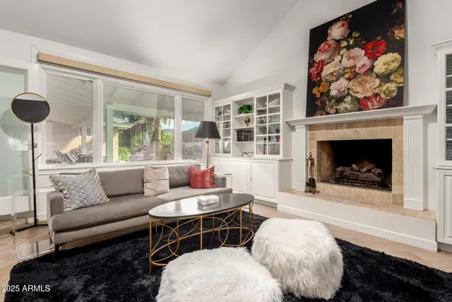 a view of a lounge chair in the patio