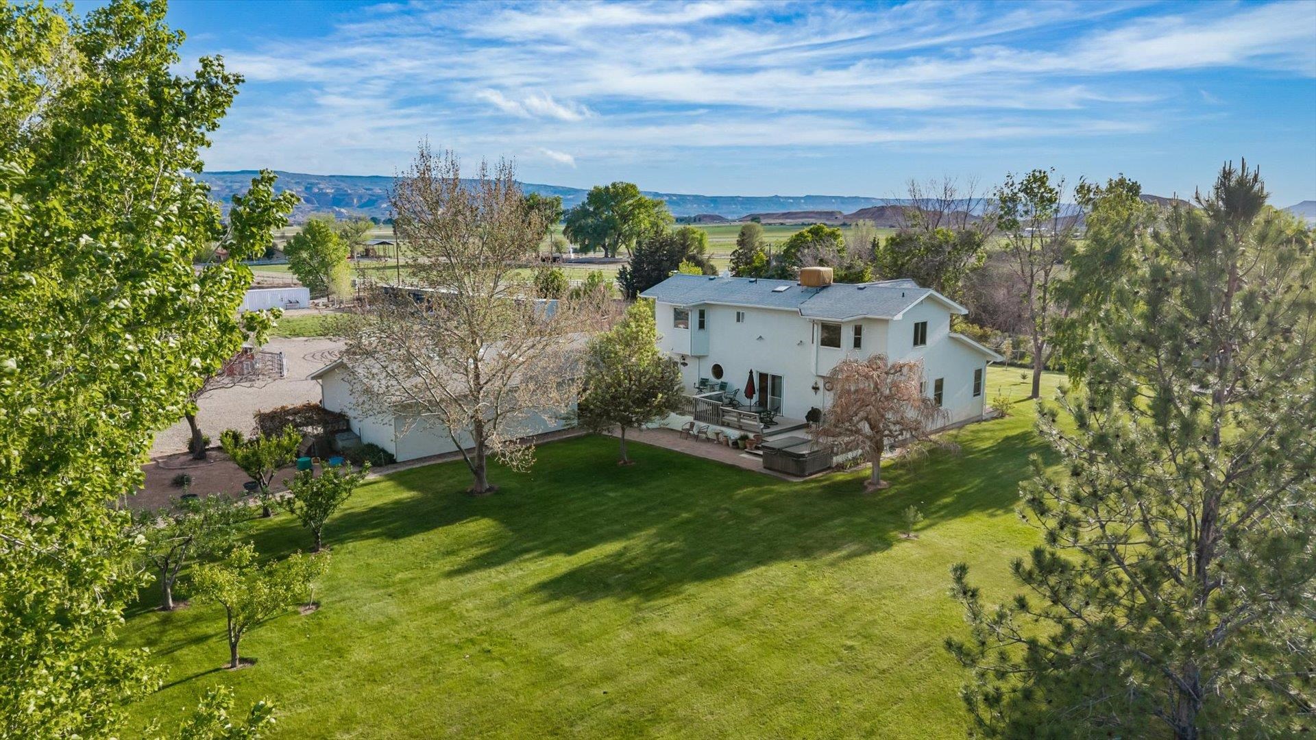 1456 17 Road Fruita, CO 81521 - Photo 28 of 42 a view of a house with a big yard