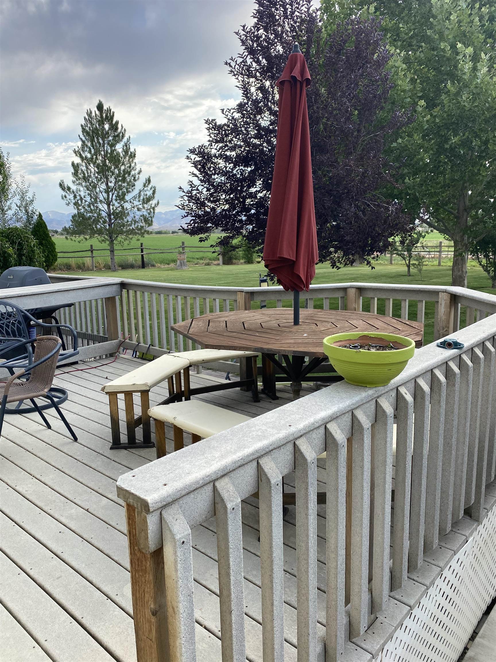 1456 17 Road Fruita, CO 81521 - Photo 34 of 42 a view of a patio with two chairs and a table