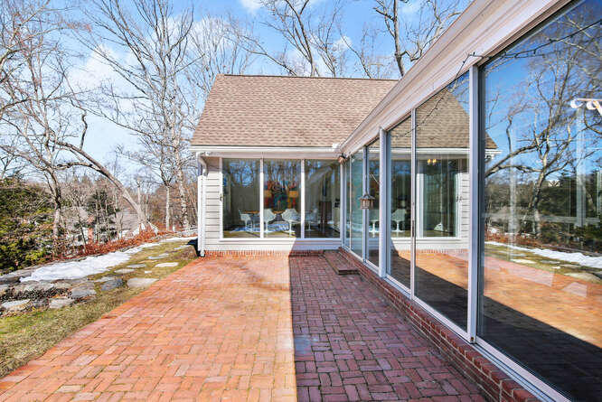 67 Hickok Road New Canaan, CT 06840 - Photo 19 of 56 outdoor into dining room