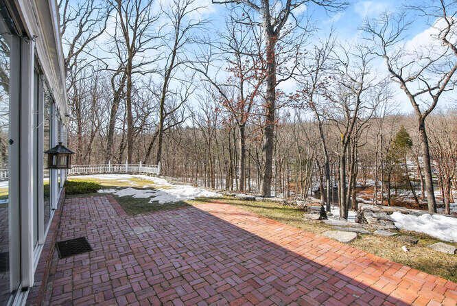 67 Hickok Road New Canaan, CT 06840 - Photo 21 of 56 a view of yard with swimming pool and seating space