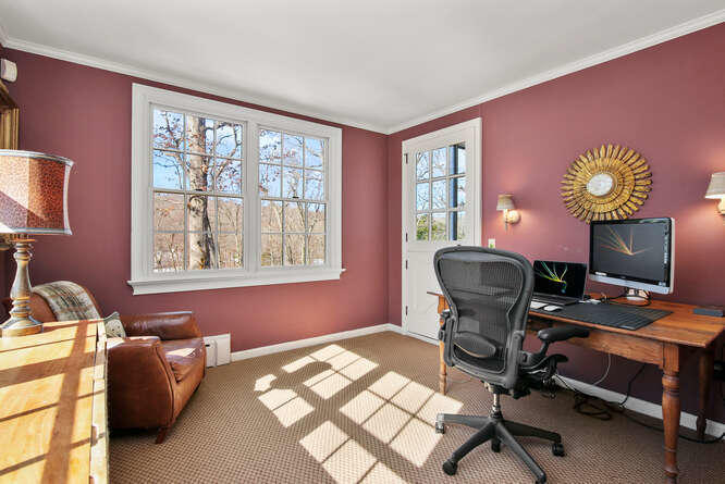 67 Hickok Road New Canaan, CT 06840 - Photo 28 of 56 a workspace with a window