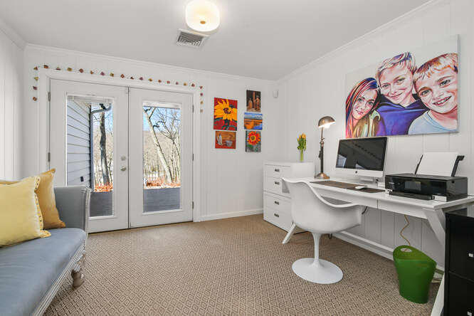 67 Hickok Road New Canaan, CT 06840 - Photo 33 of 56 a workspace with furniture and window