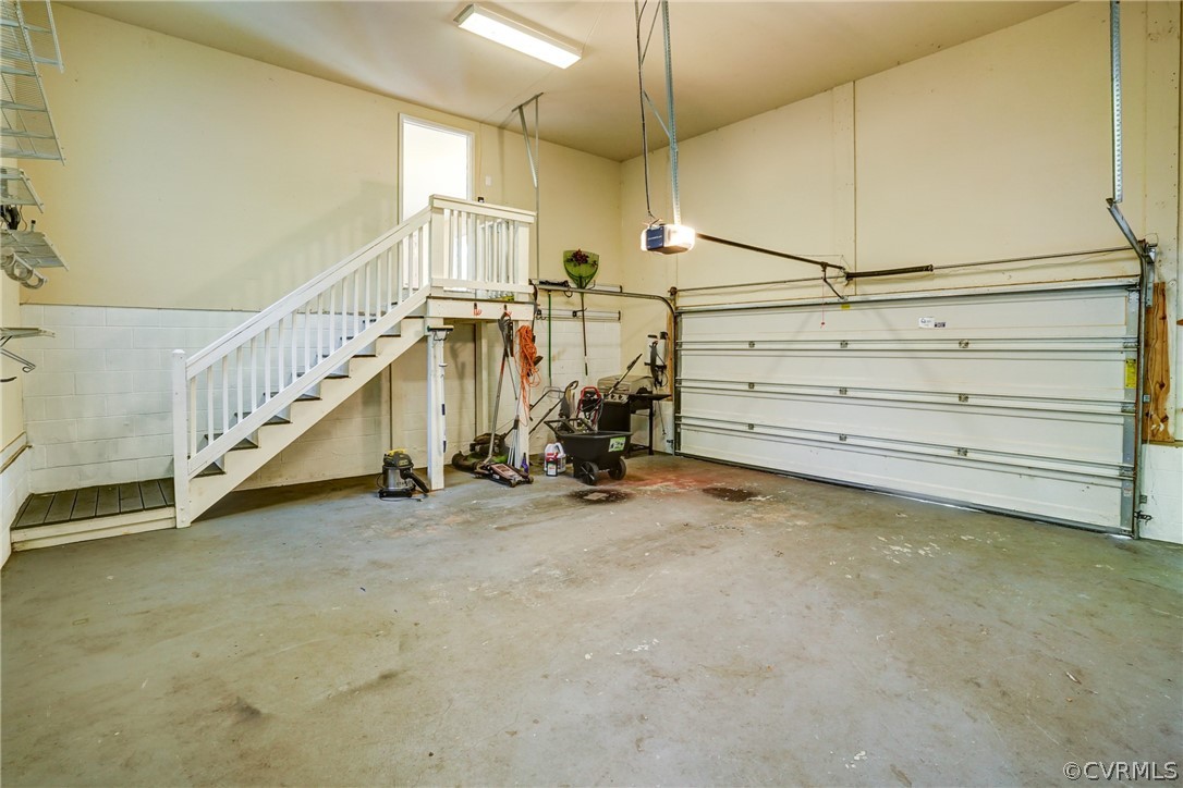 5221 Windsor Road Sandston, VA 23150 - Photo 28 of 38 2 Car Garage with very Tall Ceilingd
