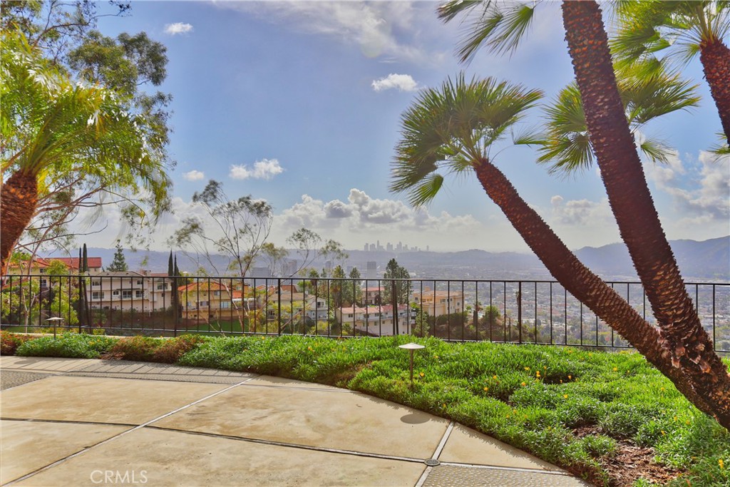 300 Wonderview Drive Glendale, CA 91202 - Photo 9 of 11 a view of a garden with a large tree in the background