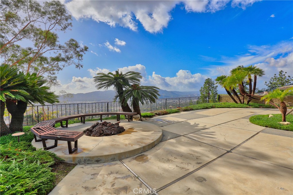 300 Wonderview Drive Glendale, CA 91202 - Photo 10 of 11 a view of a backyard with plants and a patio