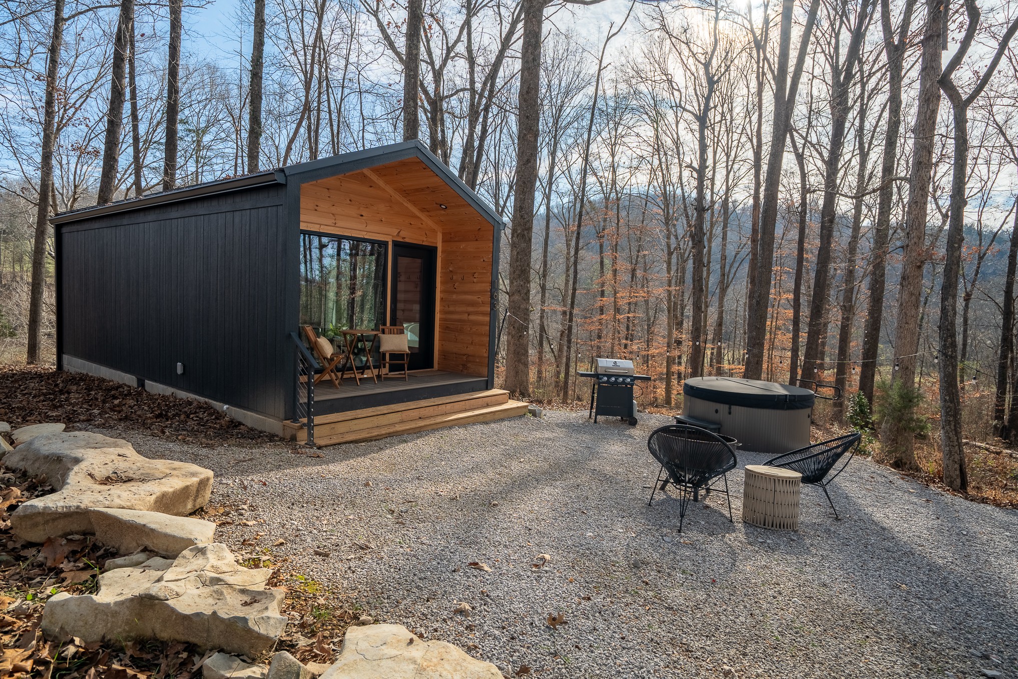 1545 Blue Springs Road Sparta, TN 38583 - Photo 34 of 99 a backyard of a house with yard and outdoor seating