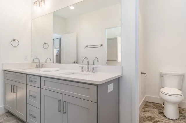 a bathroom with a sink and a toilet