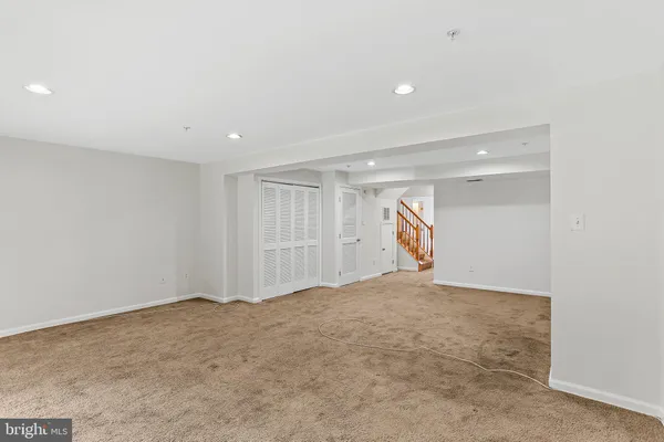 a view of an empty room