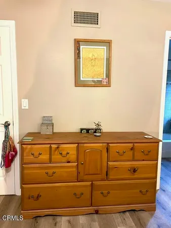 a view of a dresser