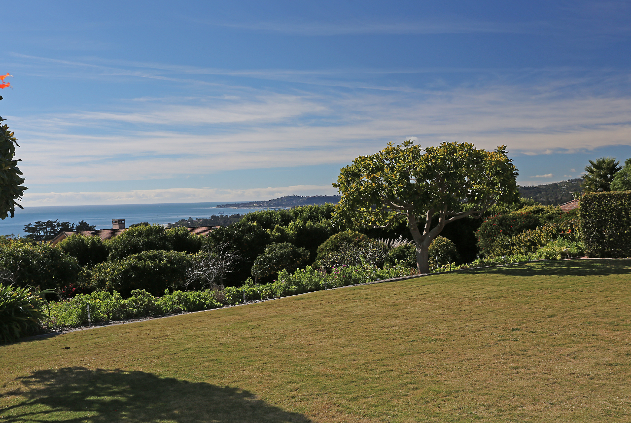 357 Ortega Ridge Road Montecito, CA 93108 - Photo 19 of 26 357 Ortega Ridge - OceanView6 w lawn