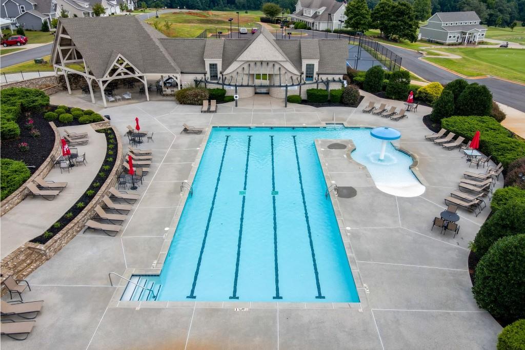 176 Greenview Court Homer, GA 30547 - Photo 15 of 19 an aerial view of a house with swimming pool