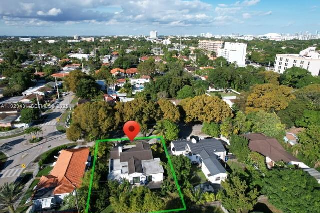 2818 Southwest 19th Street Miami, FL 33145 - Photo 11 of 43 an aerial view of residential houses with outdoor space and trees