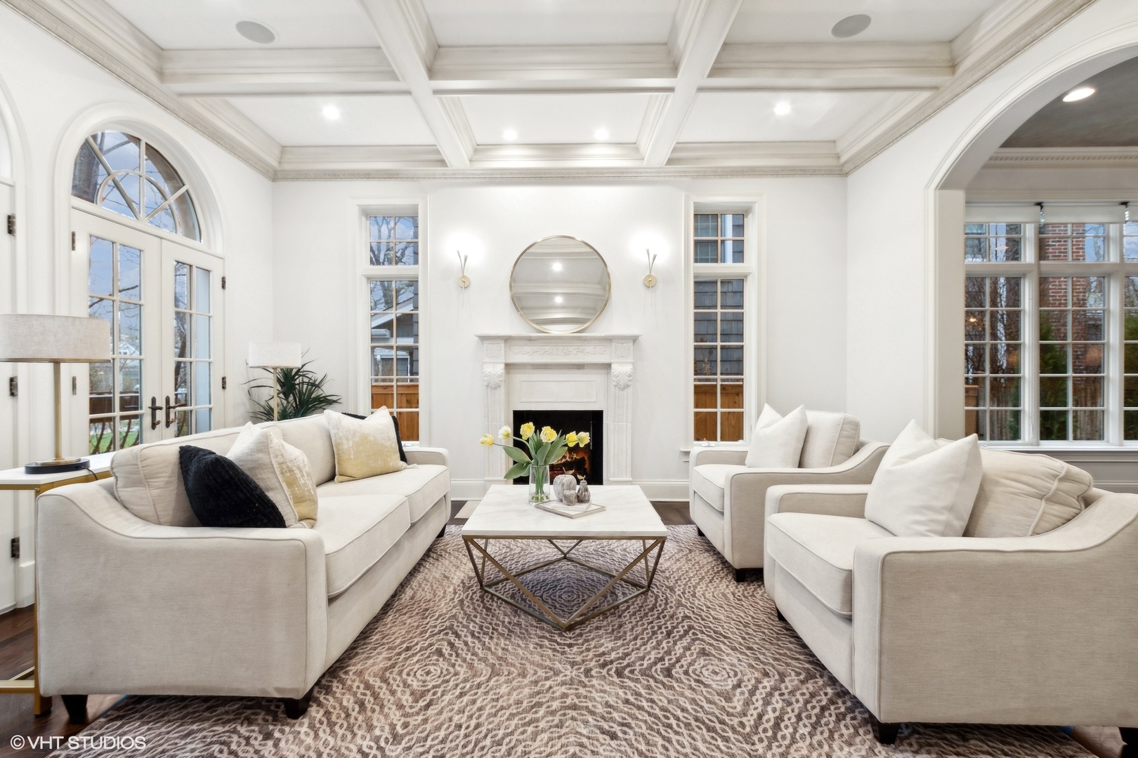 1016 Westmoor Road Winnetka, IL 60093 - Photo 4 of 48 a living room with furniture and a fireplace