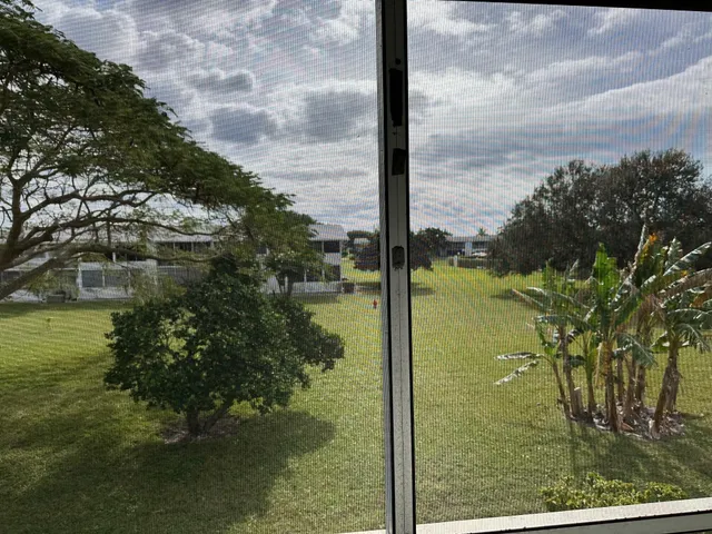 a view of lake from balcony