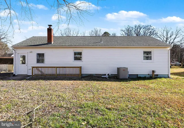a backyard of a house