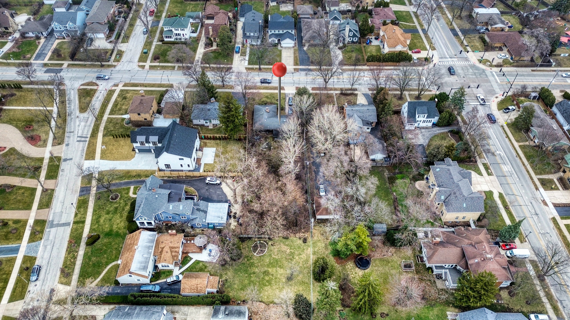 270 East St Charles Road Elmhurst, IL 60126 - Photo 19 of 22 an aerial view of waterside residential houses