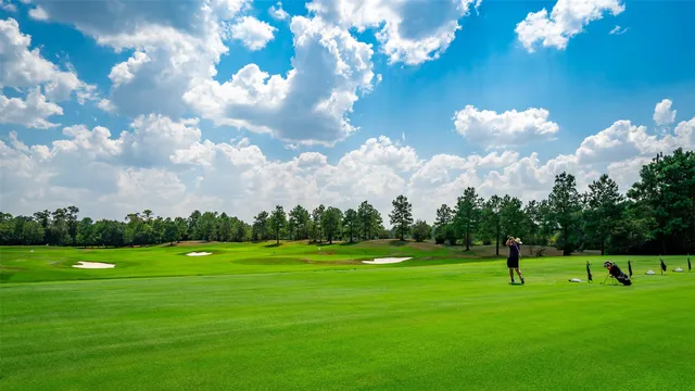 a view of a golf course