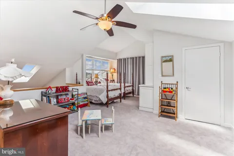 a view of an outdoor space and tennis court