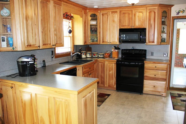65 Iron Ridge Road Rocky Mount, VA 24151 - Photo 11 of 33 a kitchen with stainless steel appliances a stove a sink and a microwave