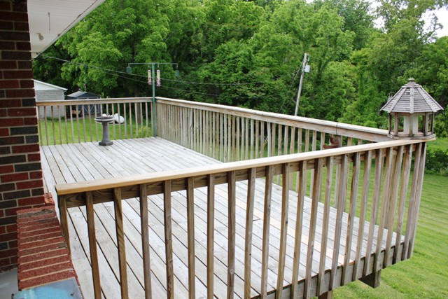 65 Iron Ridge Road Rocky Mount, VA 24151 - Photo 9 of 33 a view of a wooden roof deck