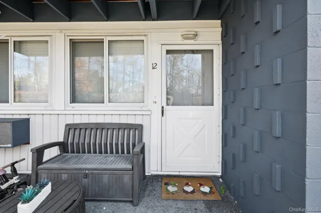 a view of a door and chair