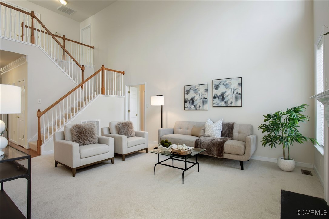 3025 Markfield Drive Midlothian, VA 23113 - Photo 14 of 41 a living room with furniture and a potted plant