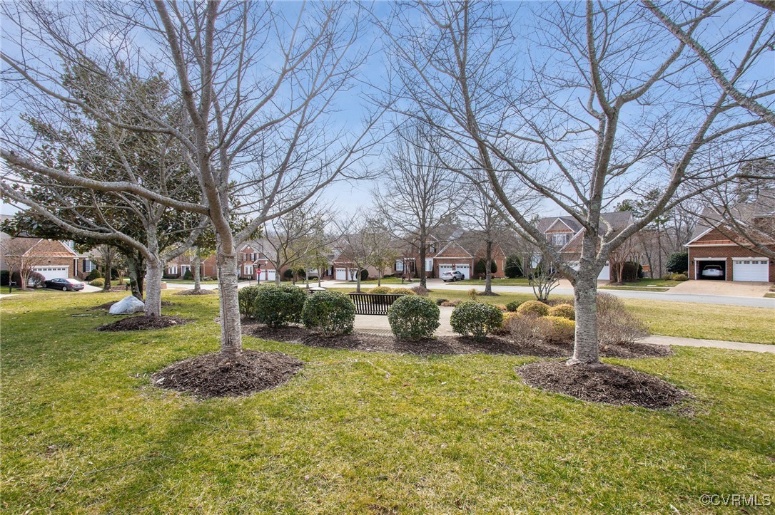 3025 Markfield Drive Midlothian, VA 23113 - Photo 40 of 41 a view of a yard with a fountain