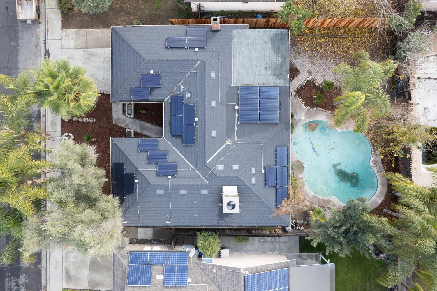 2866 Caesar Avenue Clovis, CA 93612 - Photo 2 of 45 an aerial view of a house with a yard