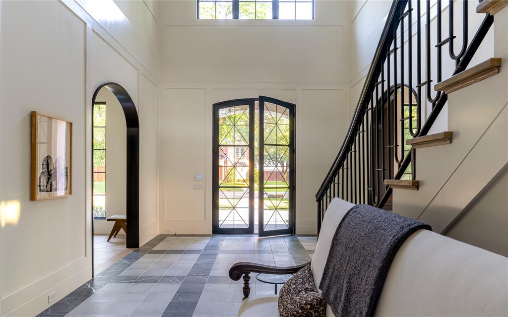 4405 Wildwood Road Dallas, TX 75209 - Photo 3 of 26 Italian Marble, Custom Iron Railing