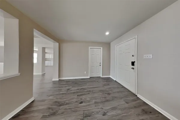 a view of an empty room