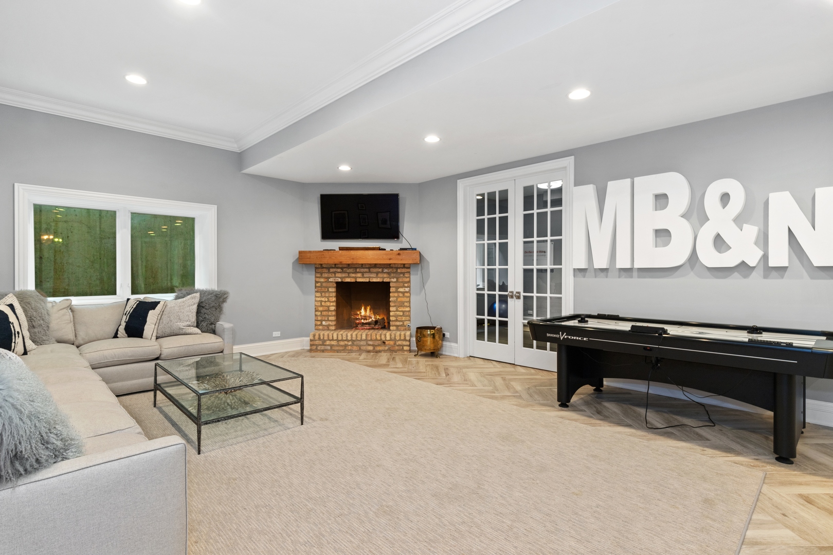 739 East Illinois Road Lake Forest, IL 60045 - Photo 29 of 39 a living room with furniture and a fireplace
