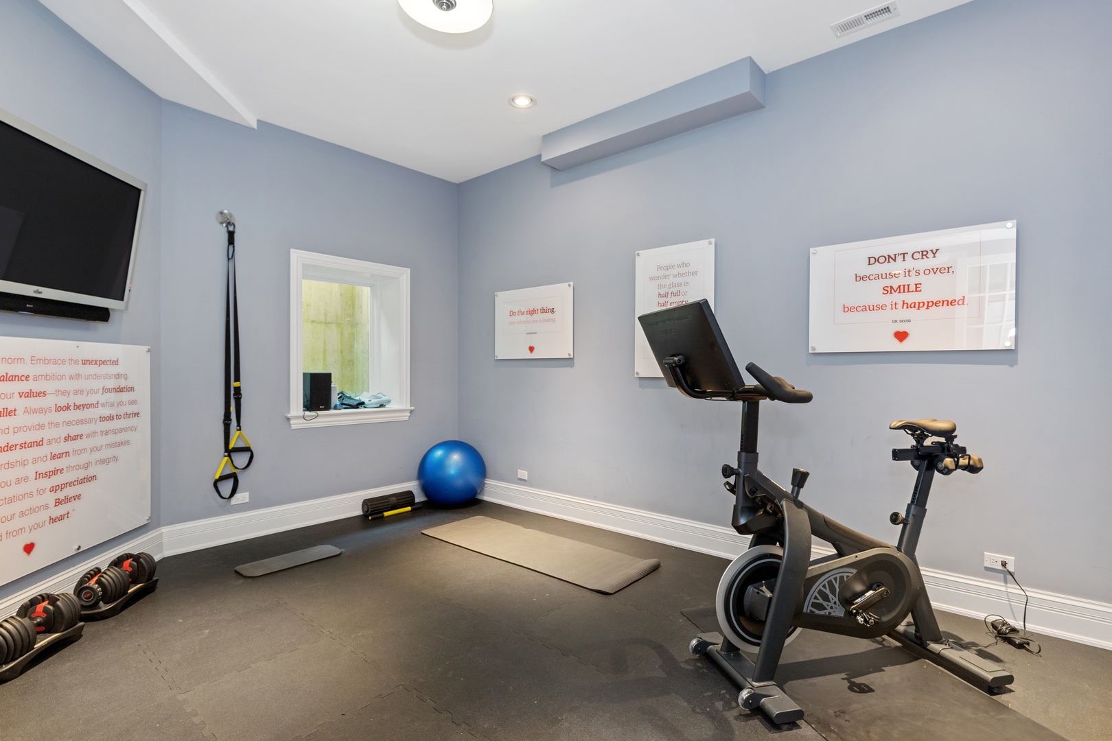 739 East Illinois Road Lake Forest, IL 60045 - Photo 32 of 39 a view of a room with gym equipment