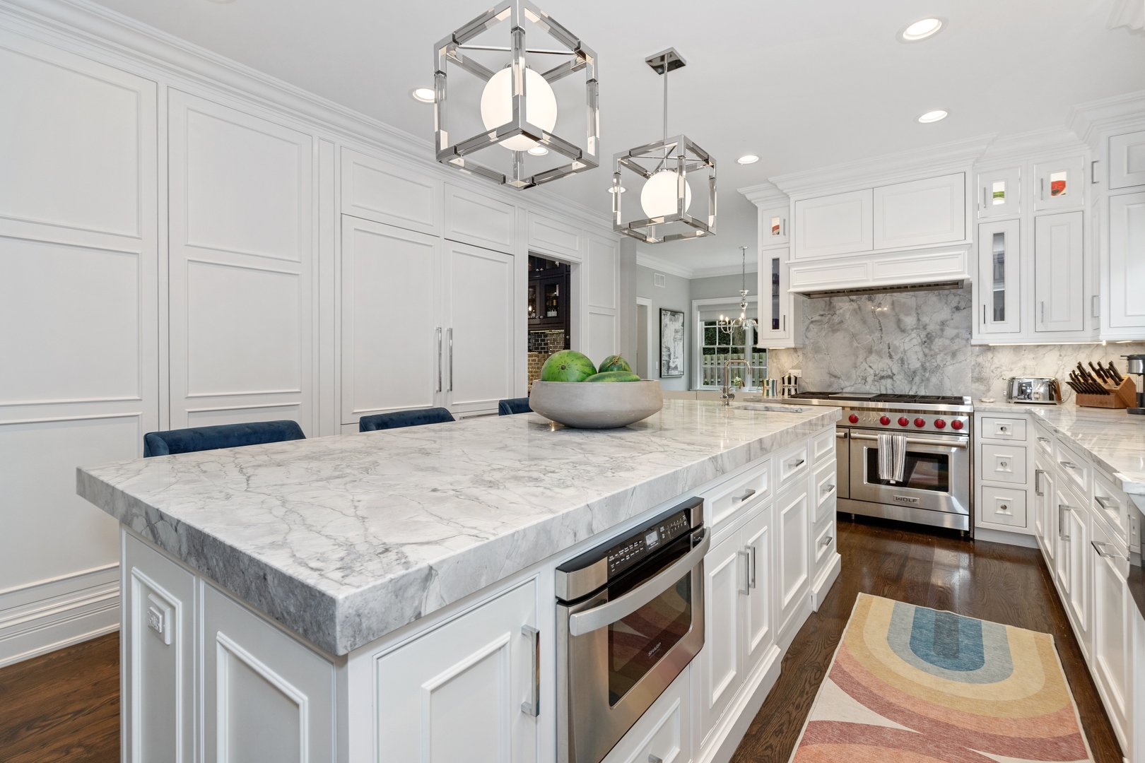 739 East Illinois Road Lake Forest, IL 60045 - Photo 6 of 39 a kitchen with a stove and a white cabinets