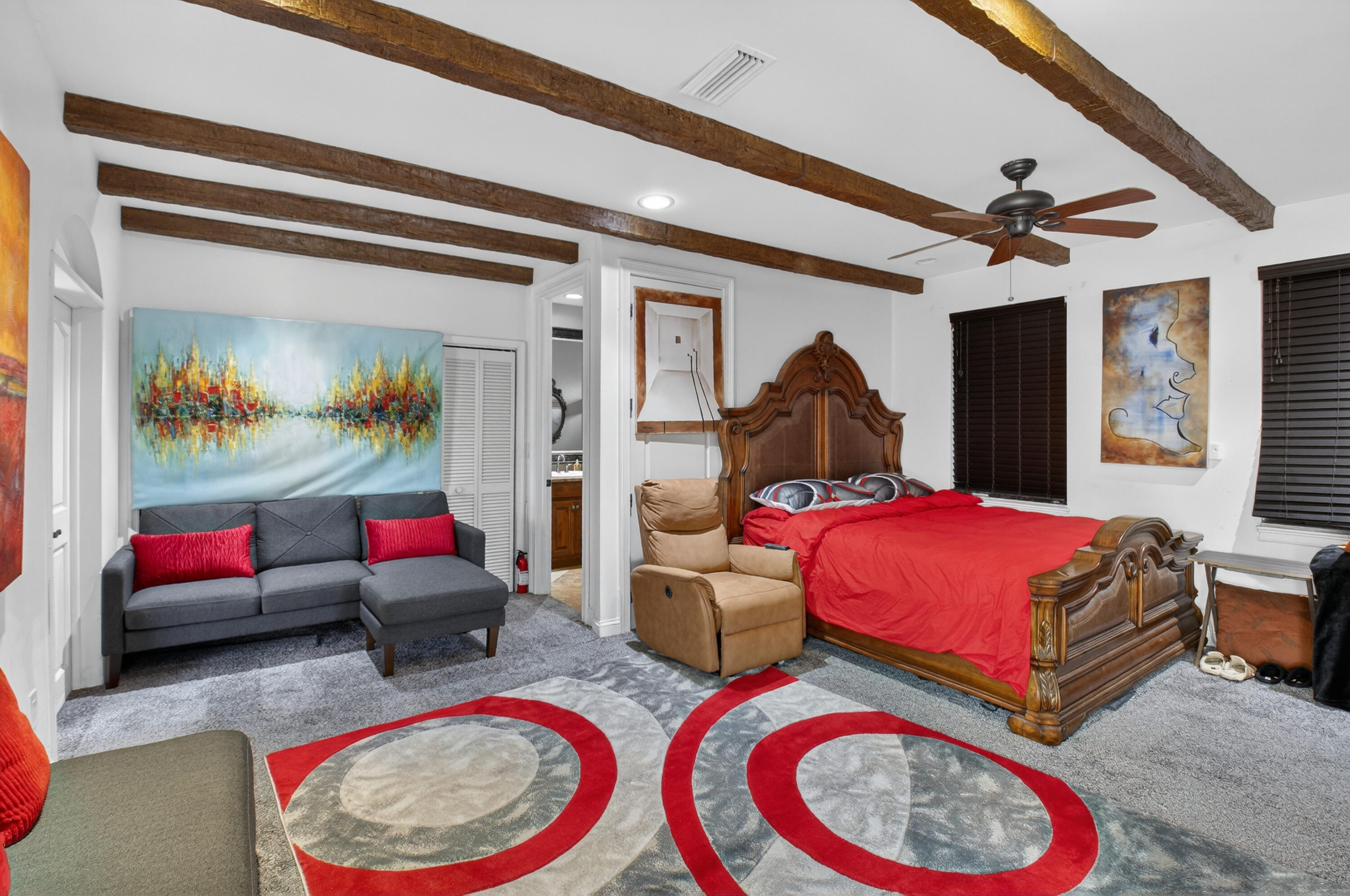 1940 Southwest 7th Place Boca Raton, FL 33486 - Photo 20 of 49 a living room with furniture and a rug