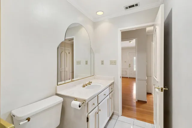 a large white room with a large window