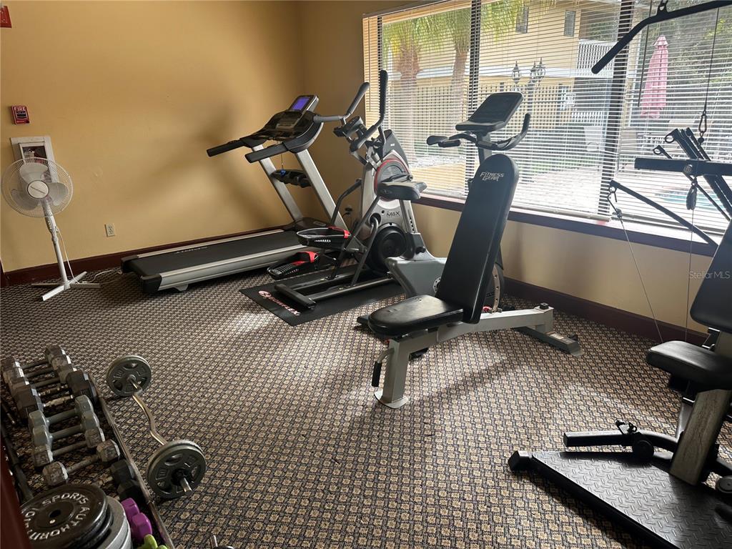 1550 South Belcher Road, Unit 412 Clearwater, FL 33764 - Photo 37 of 40 a room with gym equipment