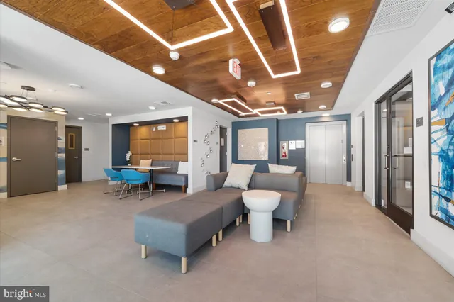 a view of a balcony with city view