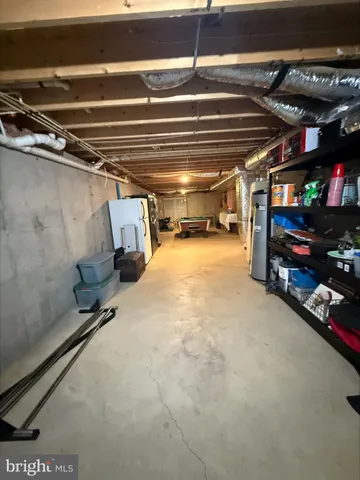 a view of storage and utility room