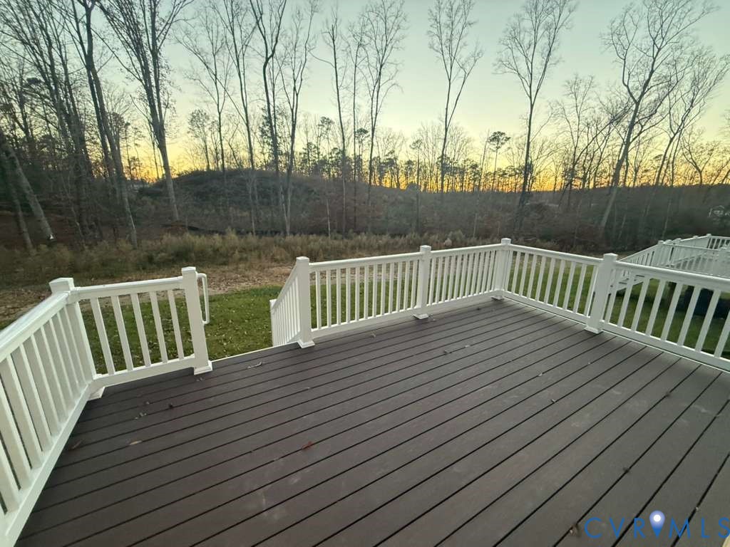 6454 Fennec Run Moseley, VA 23120 - Photo 14 of 24 a view of deck with mountain view