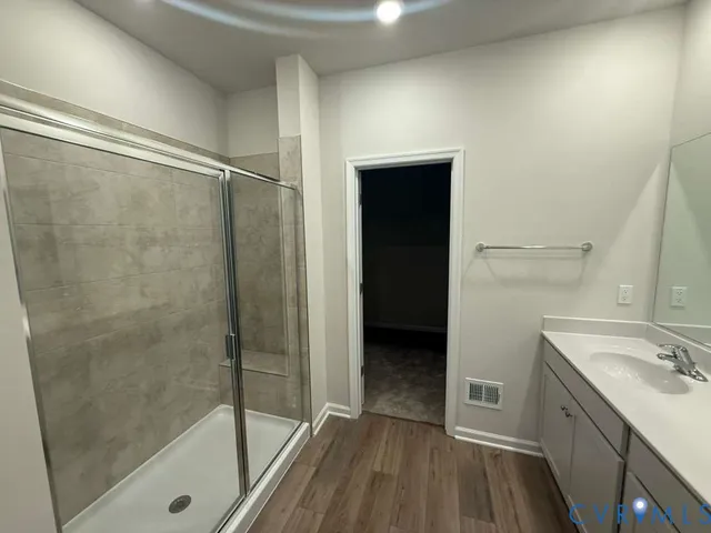 a view of an empty room