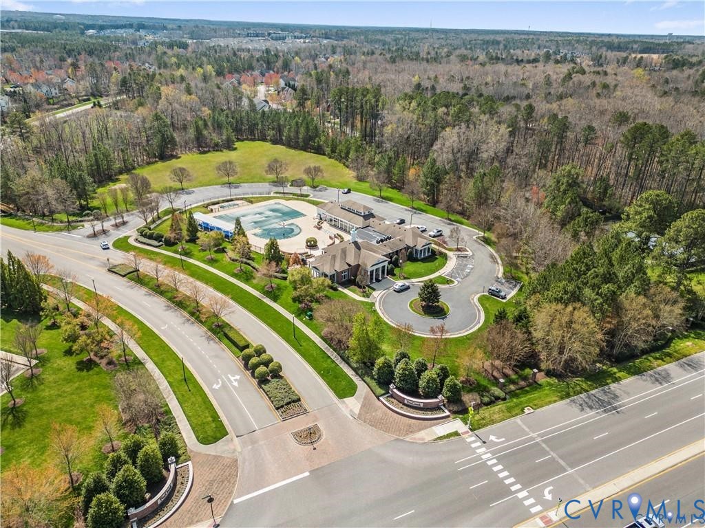 6454 Fennec Run Moseley, VA 23120 - Photo 7 of 24 an aerial view of a swimming pool
