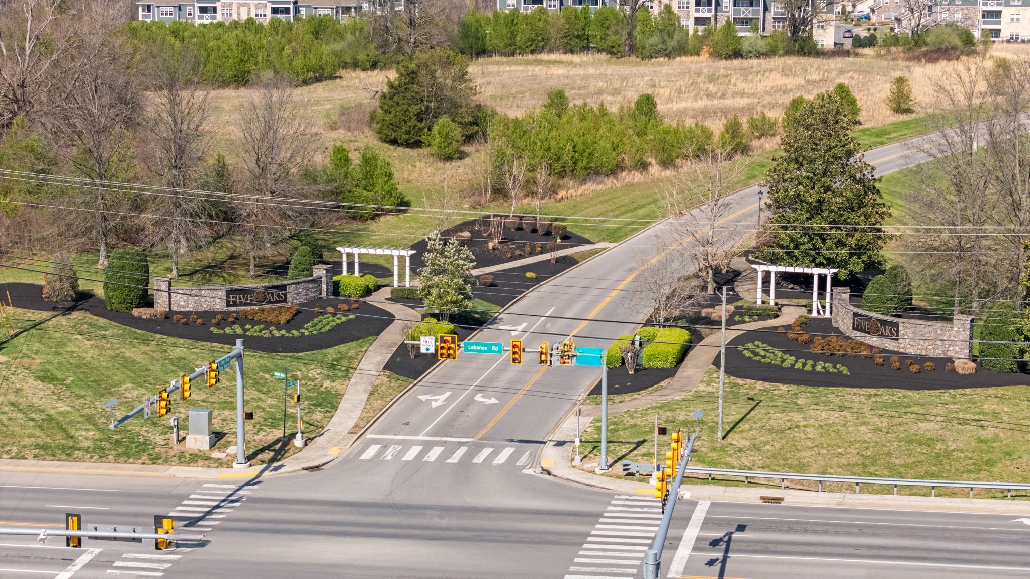 528 Ridgecrest Lane Lebanon, TN 37087 - Photo 59 of 93 an aerial view of a house with garden space and street view