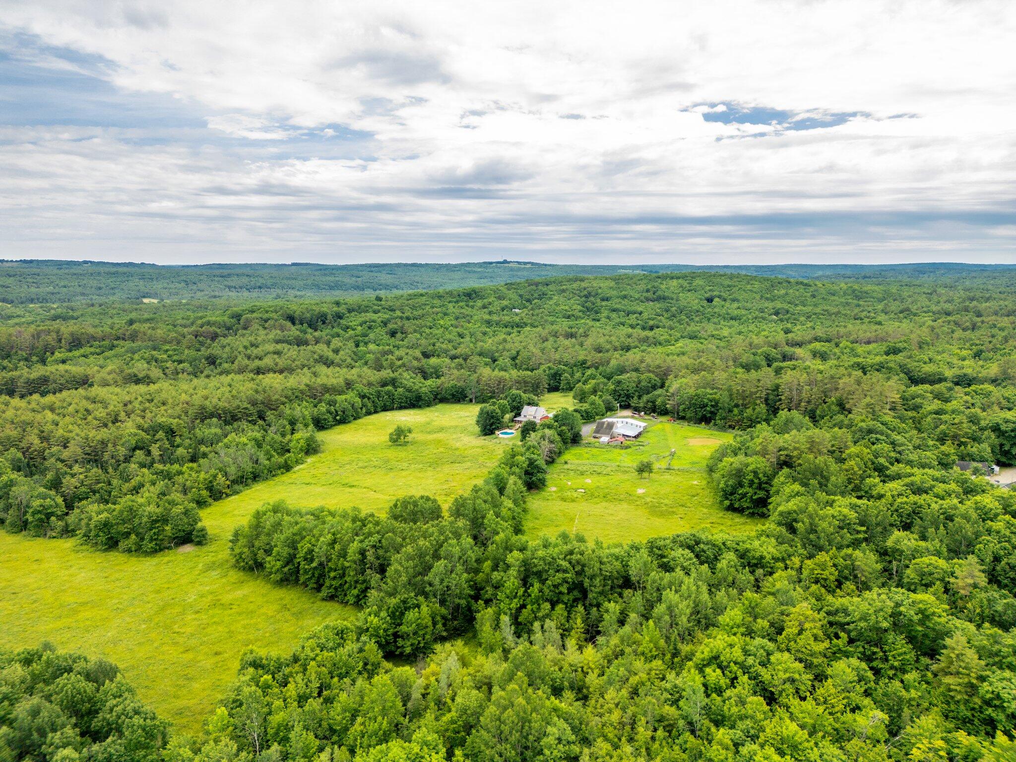 434 Kelley Road Pittston, ME 04345 - Photo 98 of 110 Aerial views of sprawling farm estate