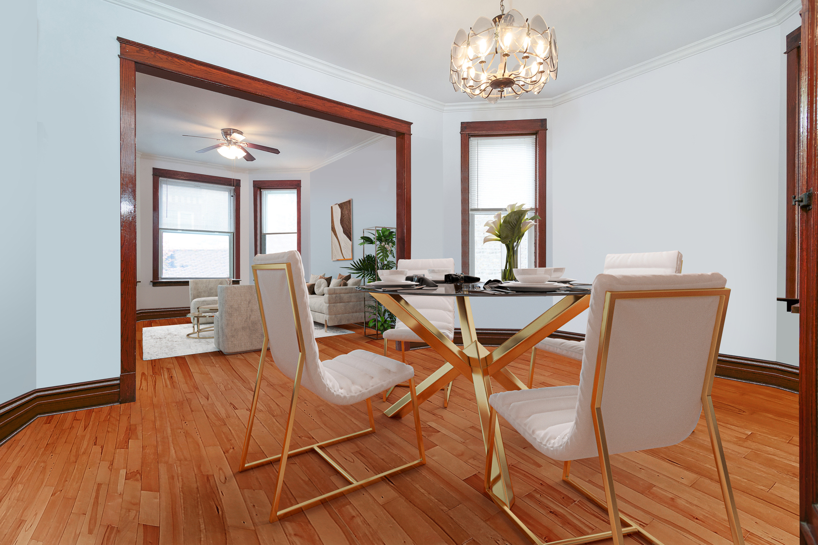 2347 West Walton Street, Unit 2 Chicago, IL 60622 - Photo 5 of 11 a dining room with furniture and window