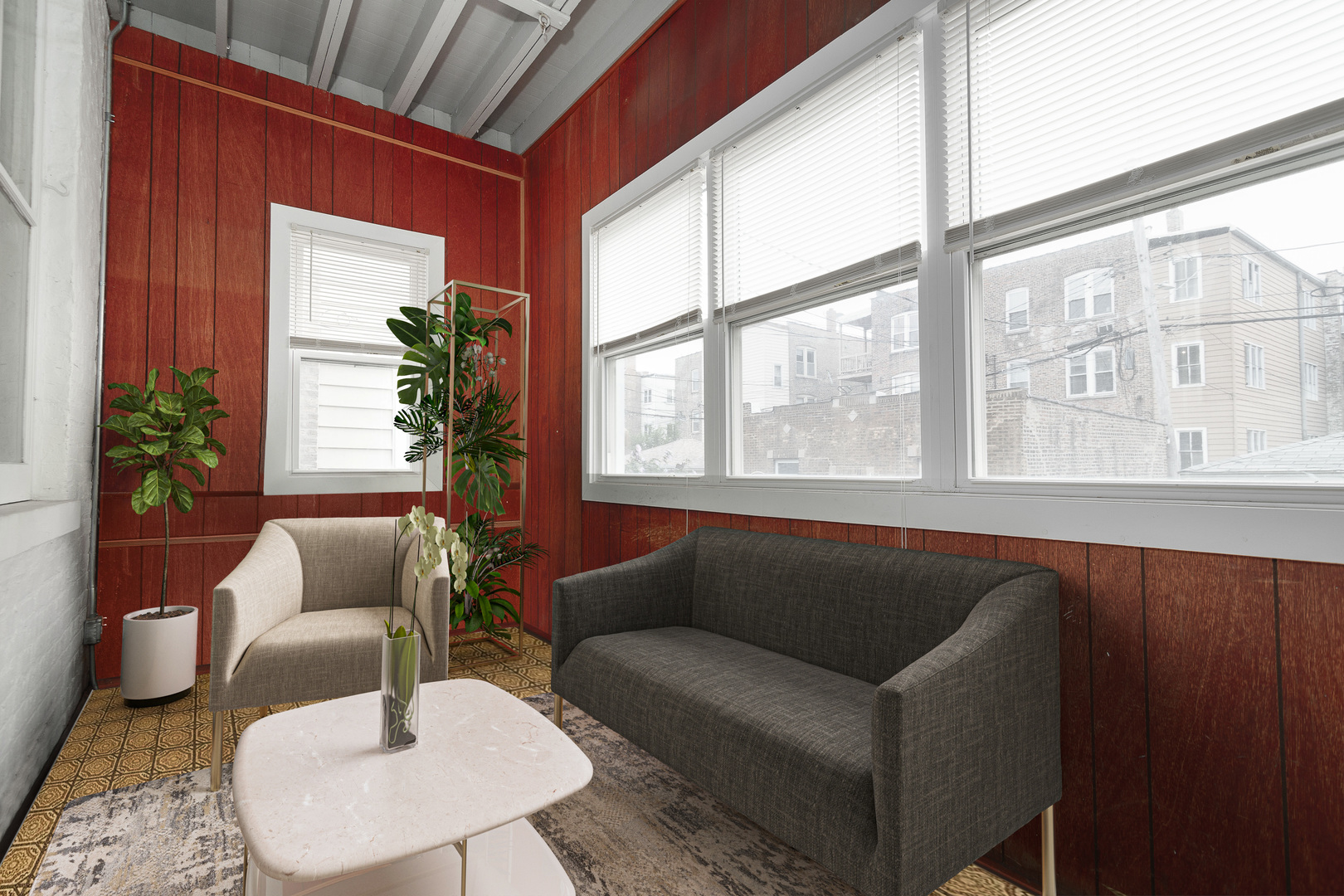 2347 West Walton Street, Unit 2 Chicago, IL 60622 - Photo 9 of 11 a living room with furniture and a large window