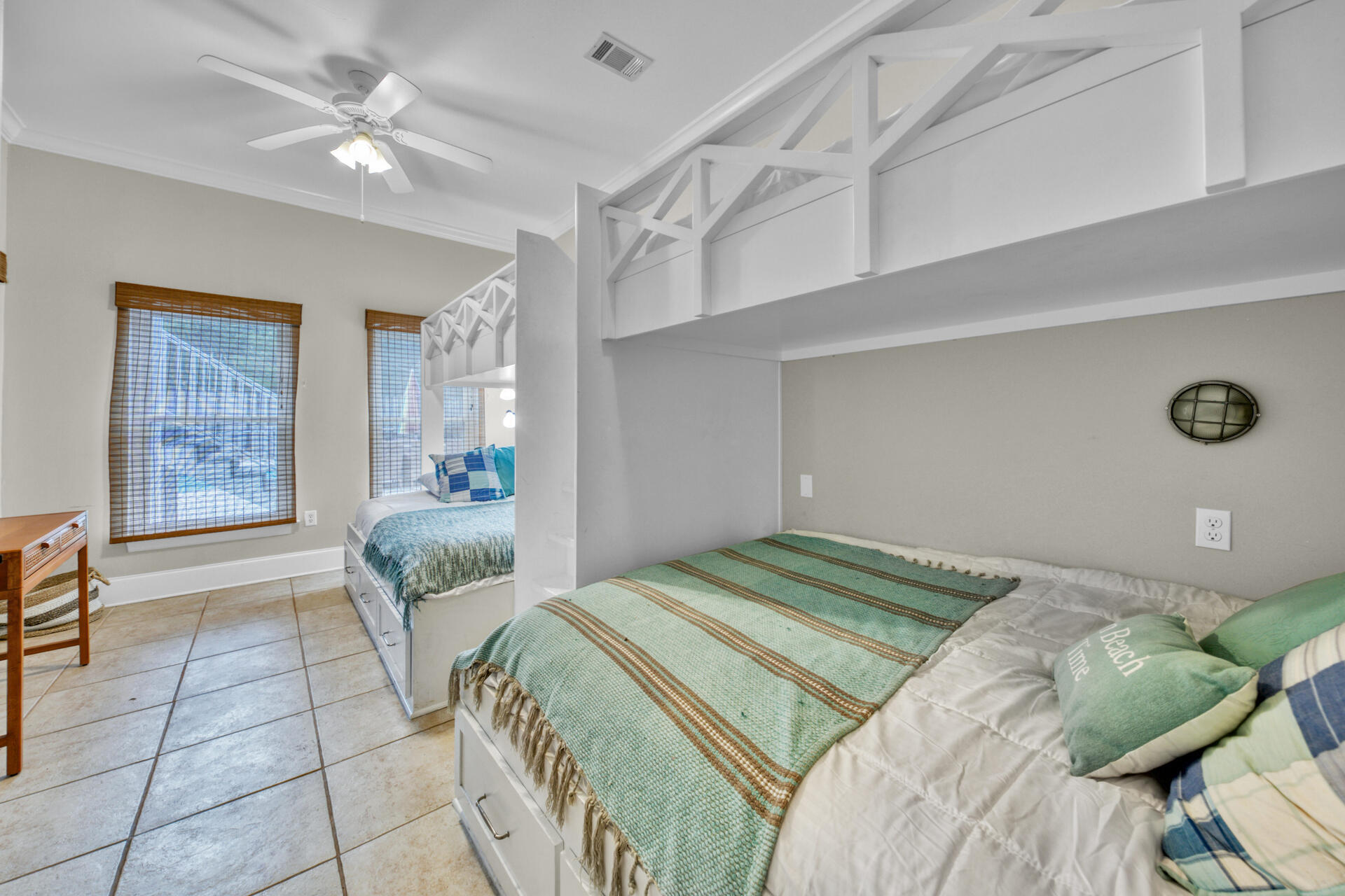 28 Sandcastle Court Santa Rosa Beach, FL 32459 - Photo 25 of 78 a bedroom with a bed and glass windows