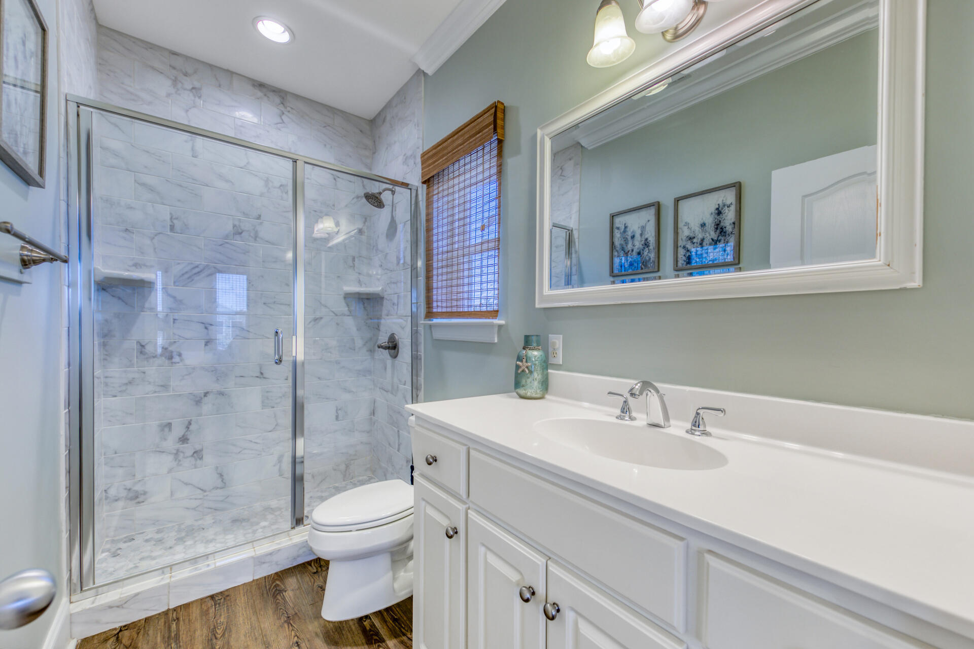 28 Sandcastle Court Santa Rosa Beach, FL 32459 - Photo 37 of 78 a bathroom with a sink a toilet and shower