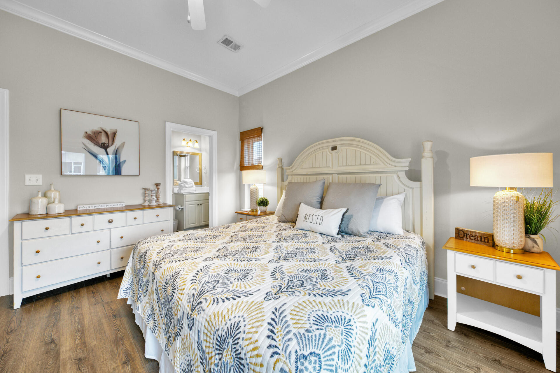 28 Sandcastle Court Santa Rosa Beach, FL 32459 - Photo 40 of 78 a bedroom with a bed and a dresser