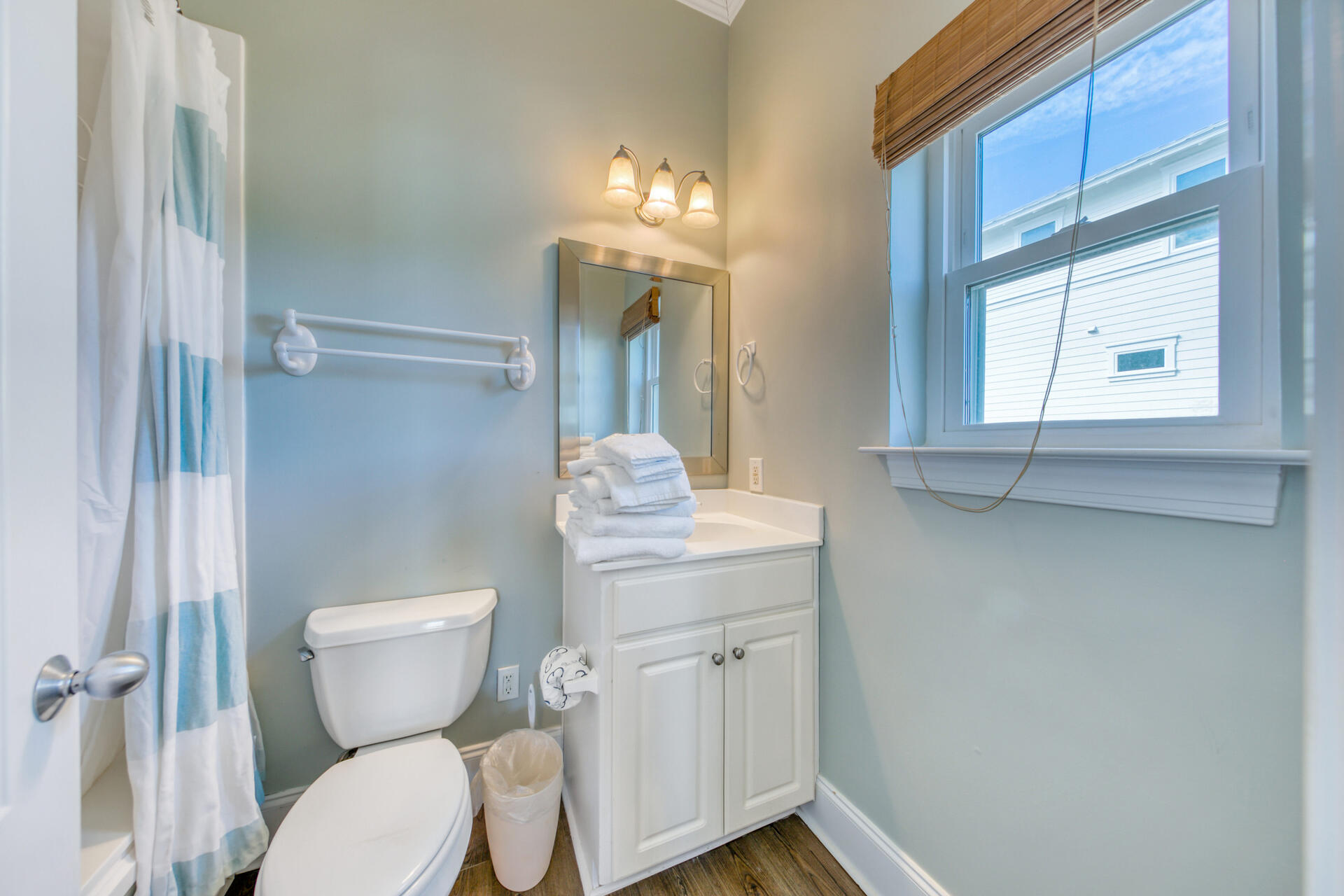 28 Sandcastle Court Santa Rosa Beach, FL 32459 - Photo 52 of 78 a bathroom with a toilet sink and mirror